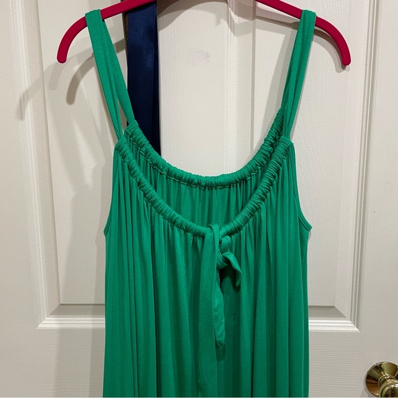 Anthropologie XL Velvet Graham & Spencer Kelly Green Cheyenne Maxi Dress EUC - Picture 10 of 11